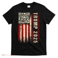 Funny Qr Donald Trump Dancing 47/45 Code Video T-Shirt thumb 0