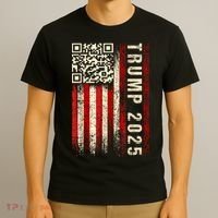 Funny Qr Donald Trump Dancing 47/45 Code Video T-Shirt thumb 3