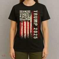 Funny Qr Donald Trump Dancing 47/45 Code Video T-Shirt thumb 4