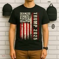 Funny Qr Donald Trump Dancing 47/45 Code Video T-Shirt thumb 6
