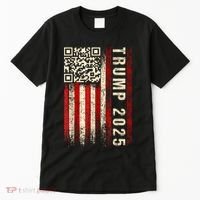 Funny Qr Donald Trump Dancing 47/45 Code Video Tall T-Shirt thumb 0