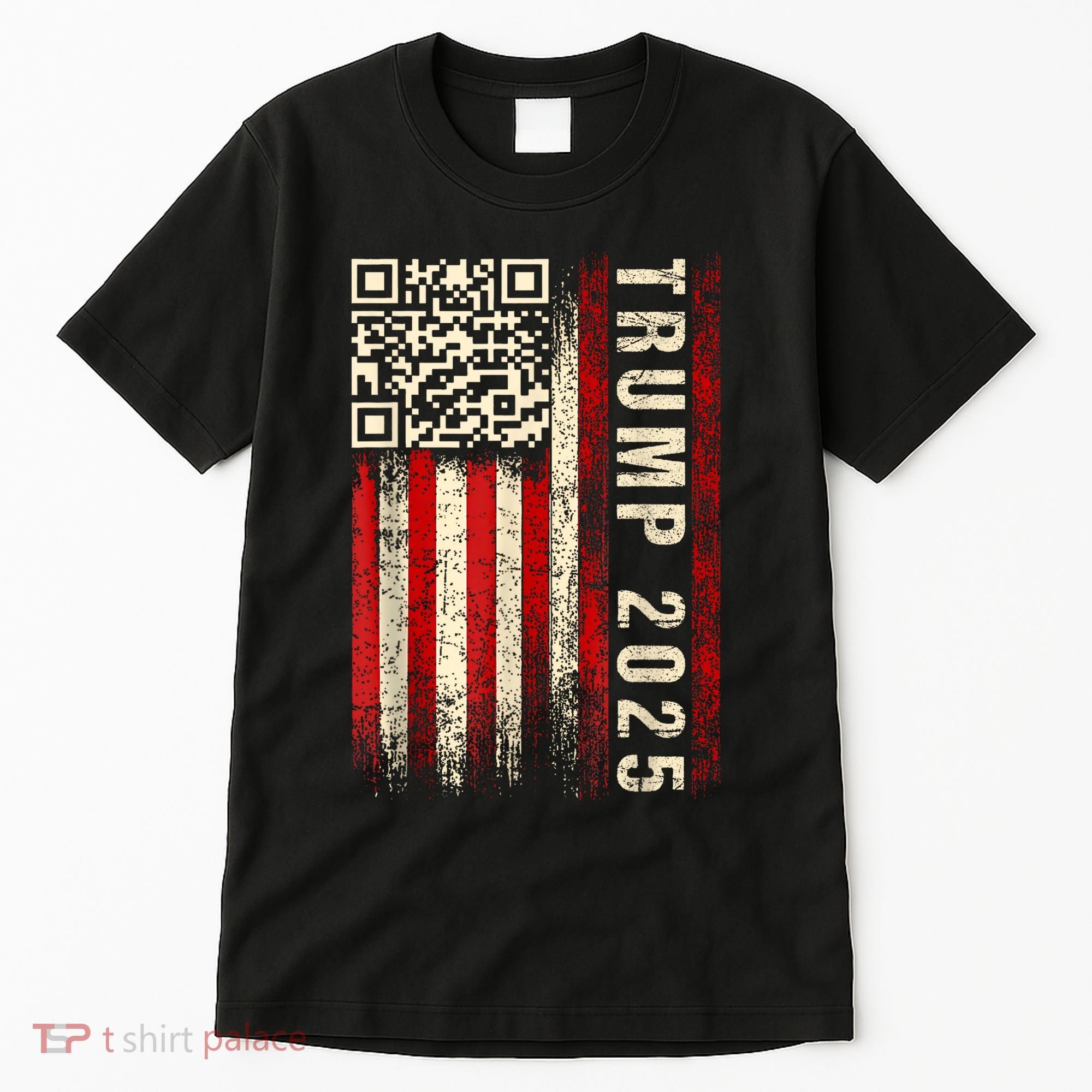 Funny Qr Donald Trump Dancing 47/45 Code Video Tall T-Shirt