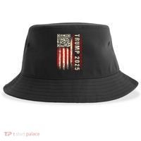 Funny Qr Donald Trump Dancing 47/45 Code Video Sustainable Bucket Hat thumb 0