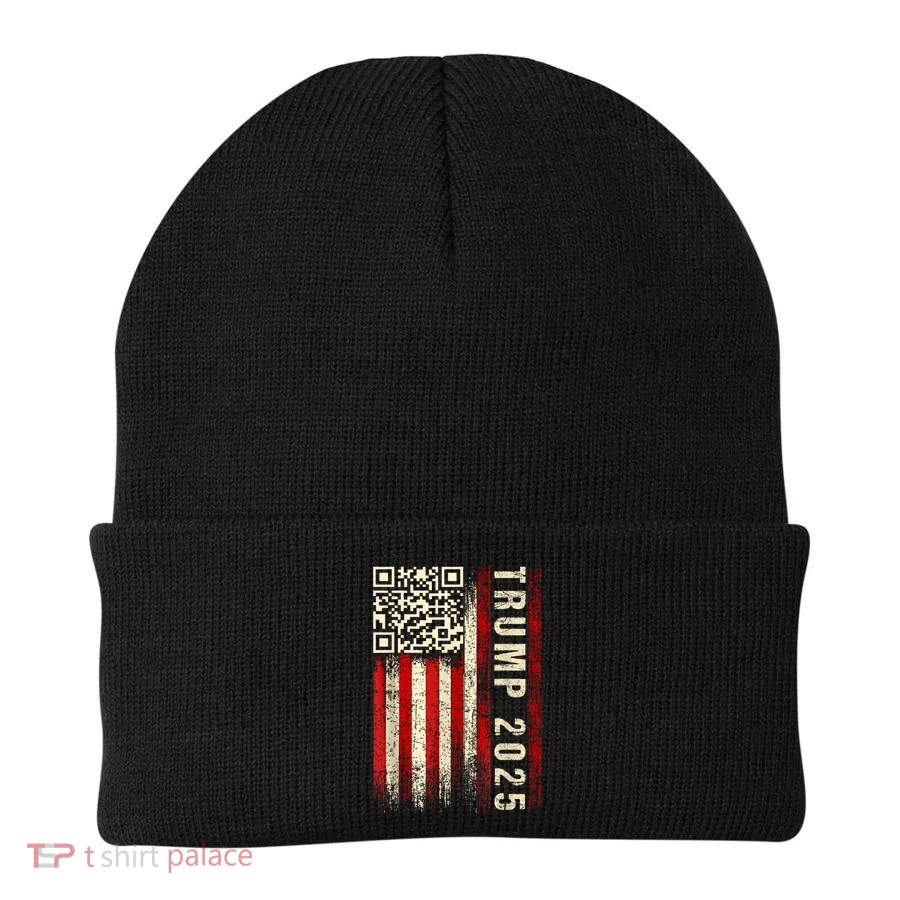 Funny Qr Donald Trump Dancing 47/45 Code Video Beanie