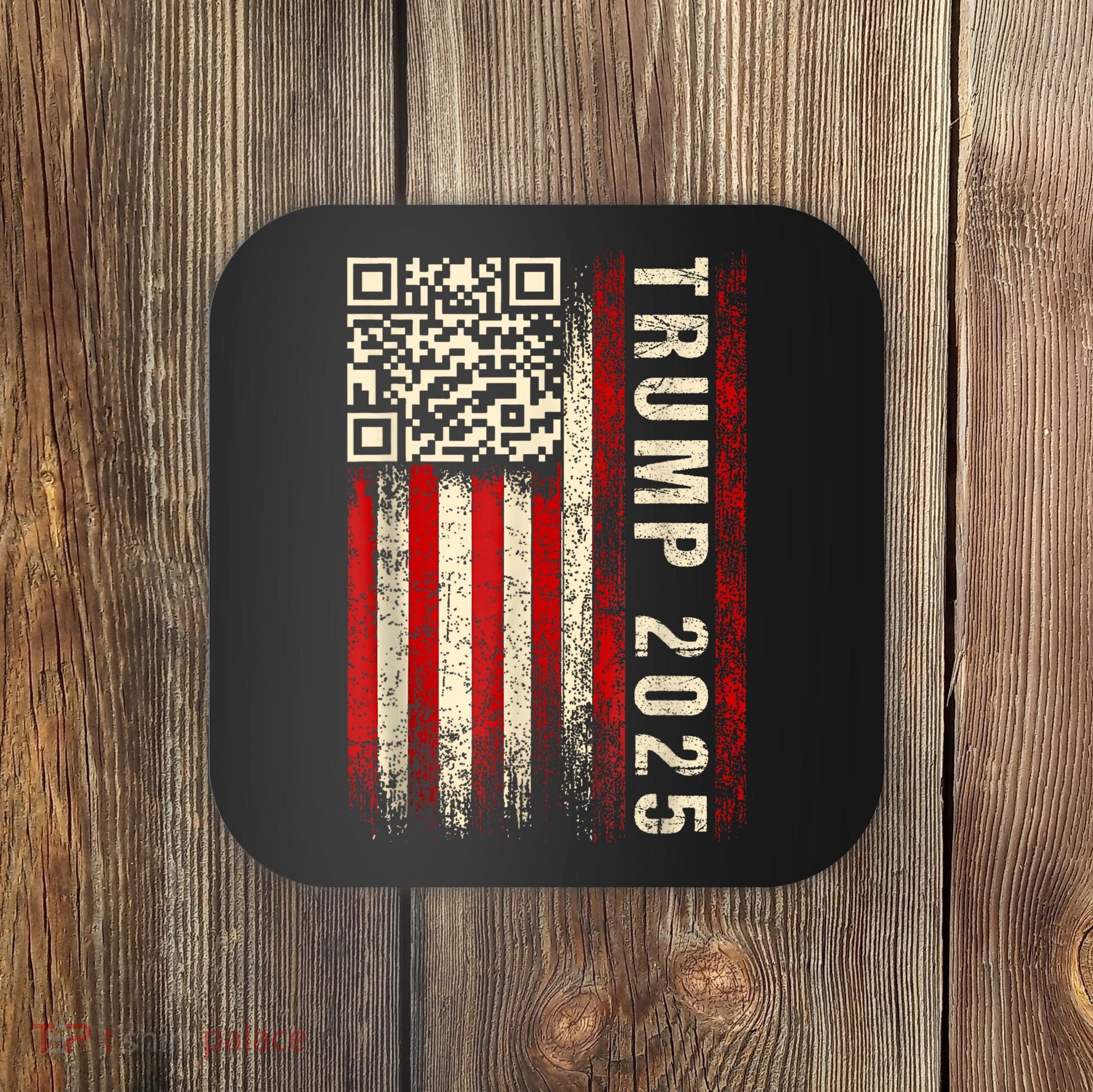 Funny Qr Donald Trump Dancing 47/45 Code Video Coaster