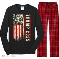 Funny Qr Donald Trump Dancing 47/45 Code Video Long Sleeve Pajama Set thumb 0