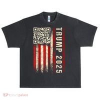Funny Qr Donald Trump Dancing 47/45 Code Video Urban Oversized Heavyweight T-Shirt thumb 0