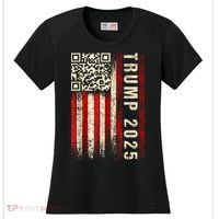 Funny Qr Donald Trump Dancing 47/45 Code Video Women's Cooling Performance Crew T-Shirt thumb 0