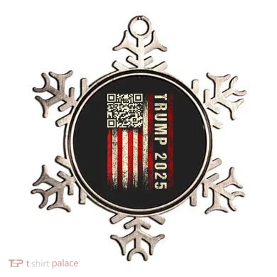 Funny Qr Donald Trump Dancing 47/45 Code Video Ornament