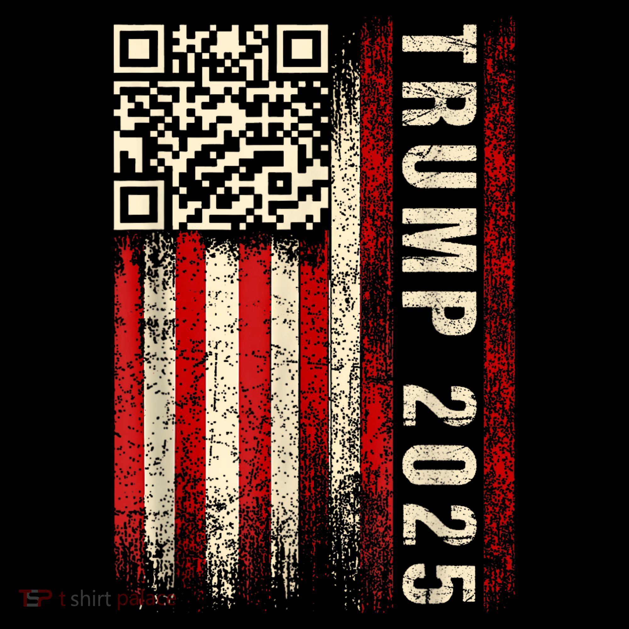 Funny Qr Donald Trump Dancing 47/45 Code Video Ornament
