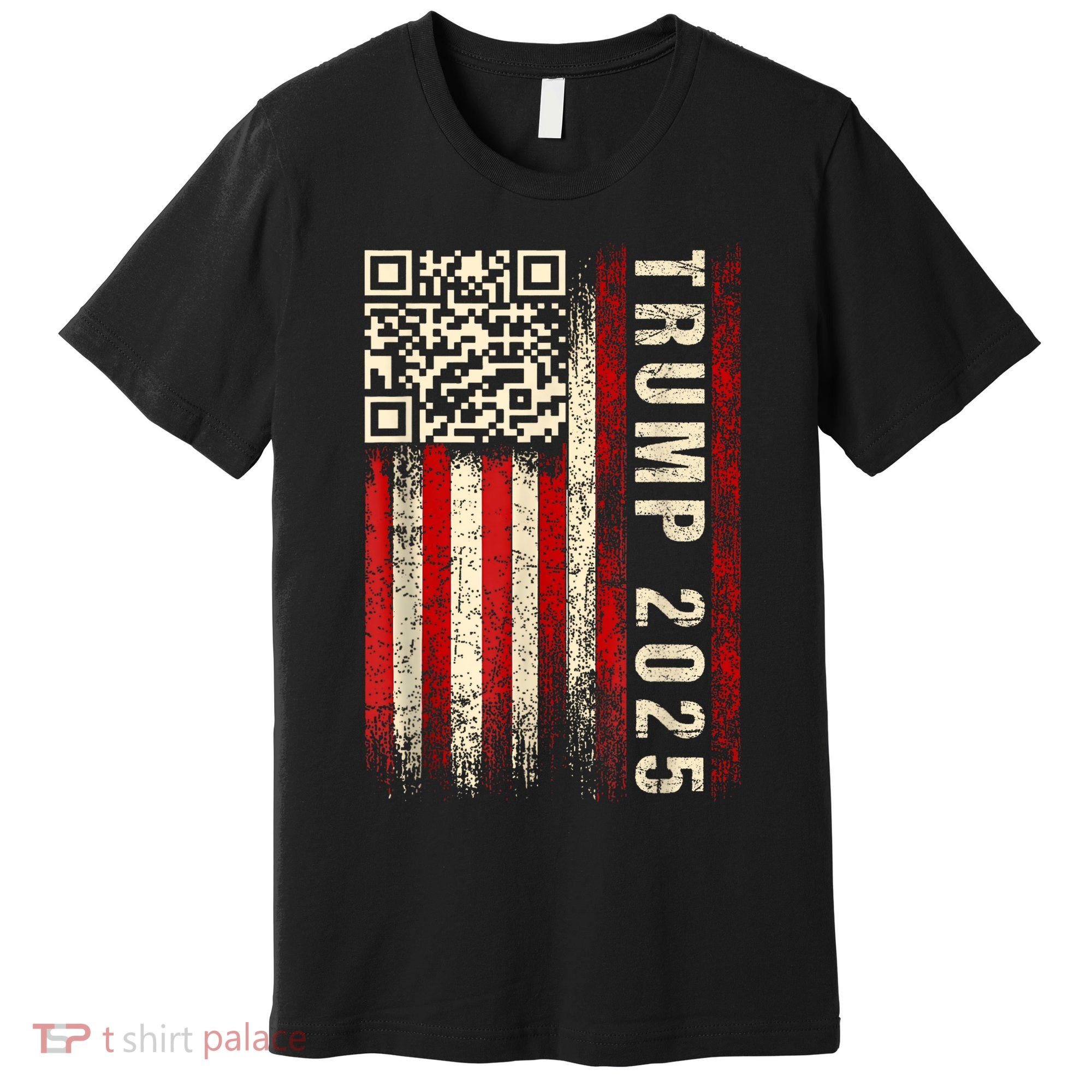 Funny Qr Donald Trump Dancing 47/45 Code Video Premium T-Shirt