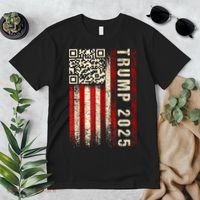 Funny Qr Donald Trump Dancing 47/45 Code Video Premium T-Shirt thumb 2