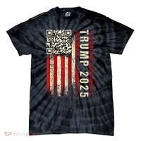 Funny Qr Donald Trump Dancing 47/45 Code Video Tie-Dye T-Shirt thumb 0