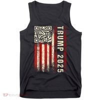 Funny Qr Donald Trump Dancing 47/45 Code Video Tank Top thumb 0