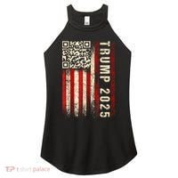Funny Qr Donald Trump Dancing 47/45 Code Video Women's Perfect Tri Rocker Tank thumb 0