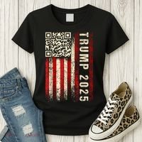Funny Qr Donald Trump Dancing 47/45 Code Video Women's T-Shirt thumb 3