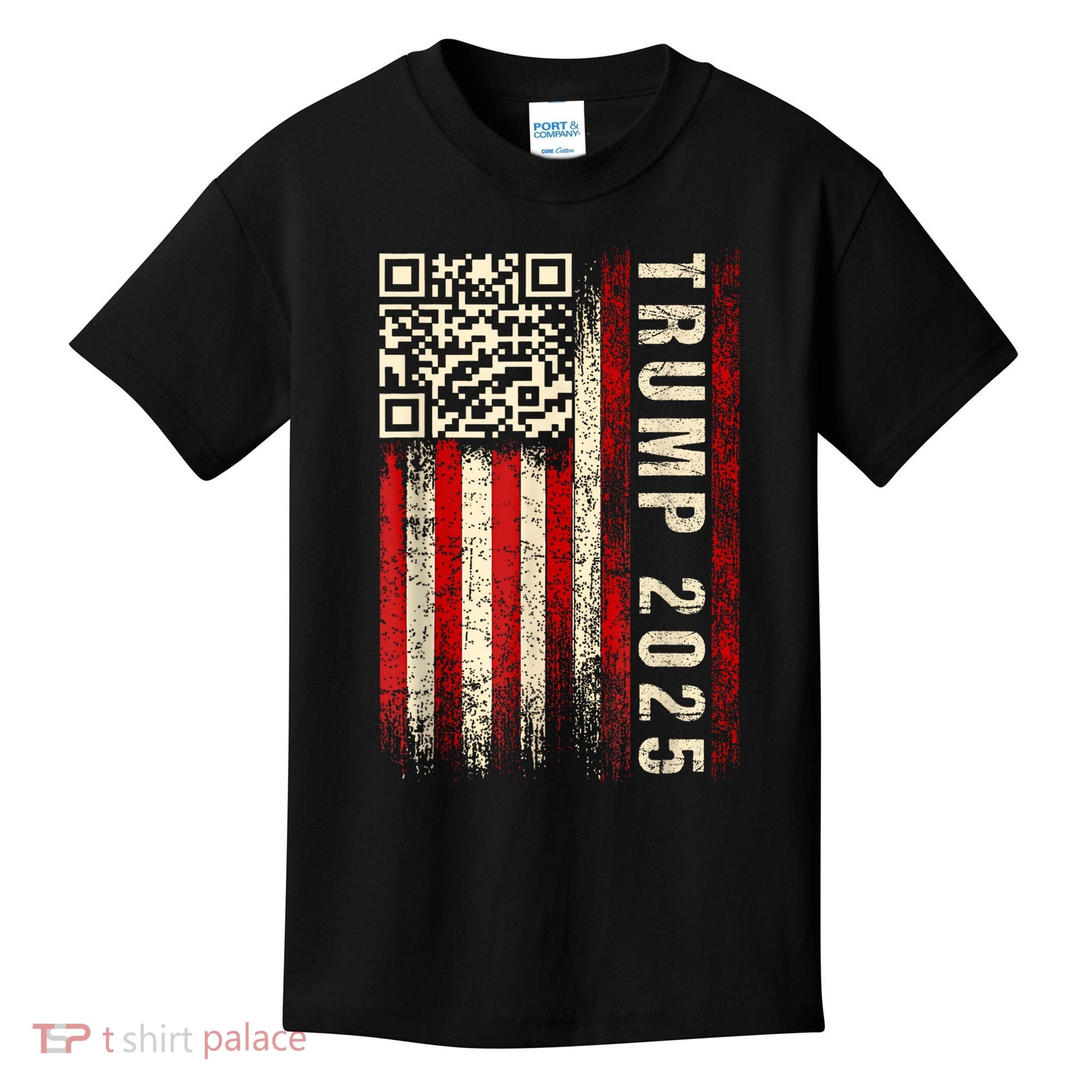Funny Qr Donald Trump Dancing 47/45 Code Video Kids T-Shirt