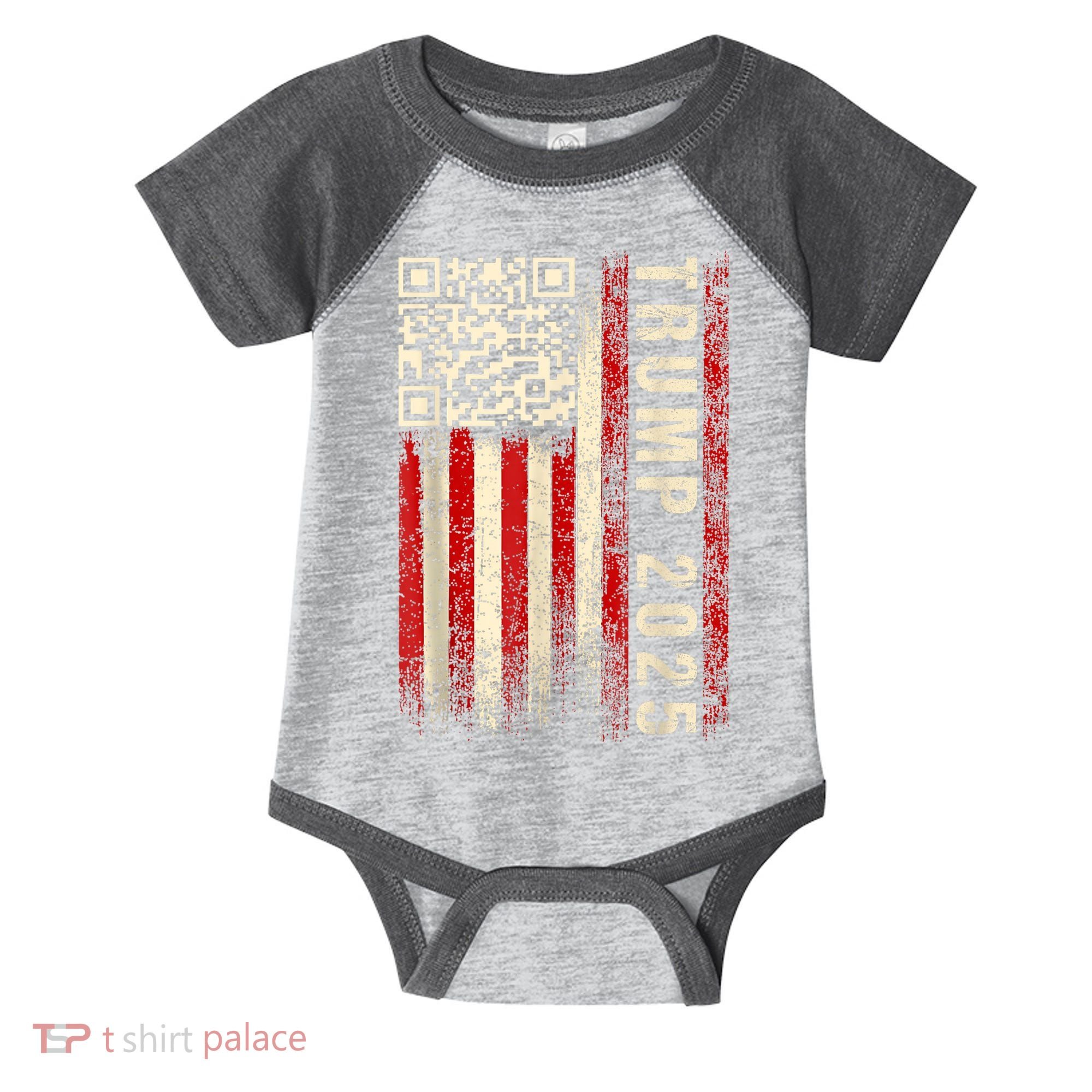 Funny Qr Donald Trump Dancing 47/45 Code Video Infant Baby Jersey Bodysuit