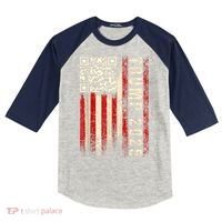 Funny Qr Donald Trump Dancing 47/45 Code Video Kids Colorblock Raglan Jersey thumb 0