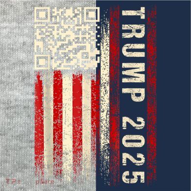 Funny Qr Donald Trump Dancing 47/45 Code Video Kids Colorblock Raglan Jersey