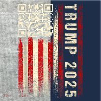 Funny Qr Donald Trump Dancing 47/45 Code Video Kids Colorblock Raglan Jersey thumb 2