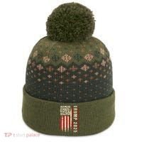 Funny Qr Donald Trump Dancing 47/45 Code Video The Baniff Cuffed Pom Beanie thumb 0