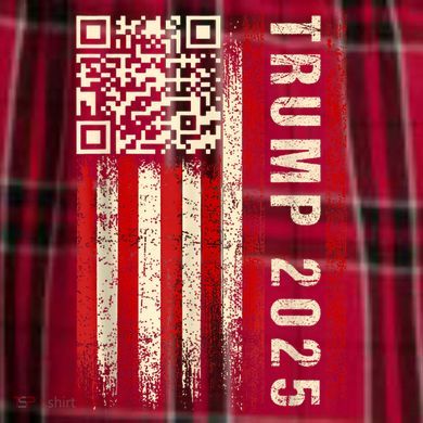 Funny Qr Donald Trump Dancing 47/45 Code Video Women's Flannel Plaid Pajama Pants