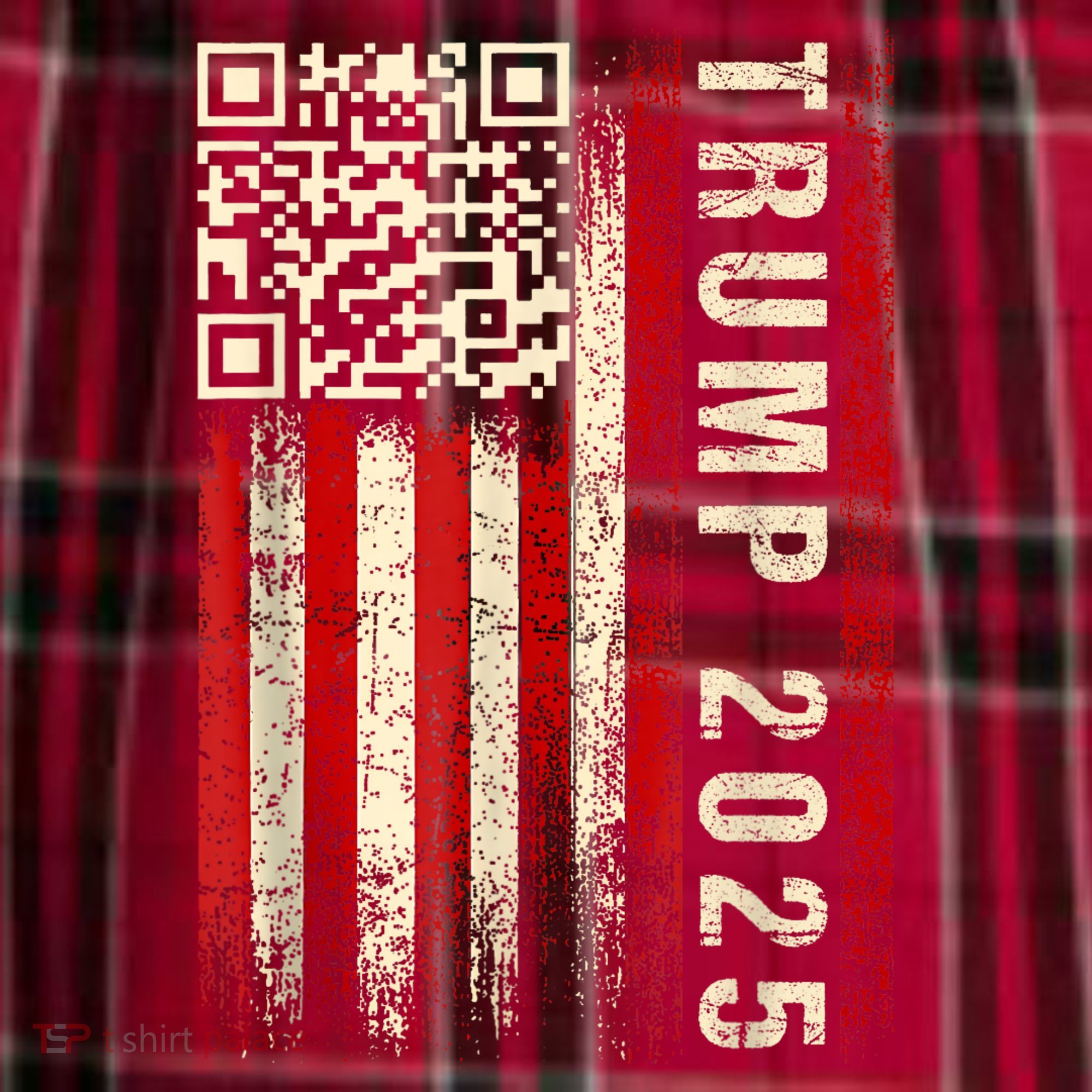 Funny Qr Donald Trump Dancing 47/45 Code Video Women's Flannel Plaid Pajama Pants