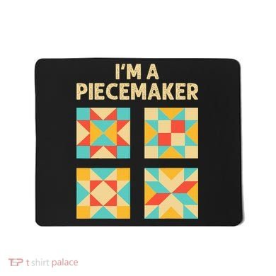 Funny Quilting Designs For Wo Quilt Lover Knitting Mousepad