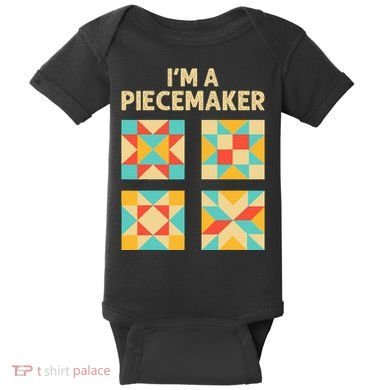 Funny Quilting Designs For Wo Quilt Lover Knitting Baby Bodysuit