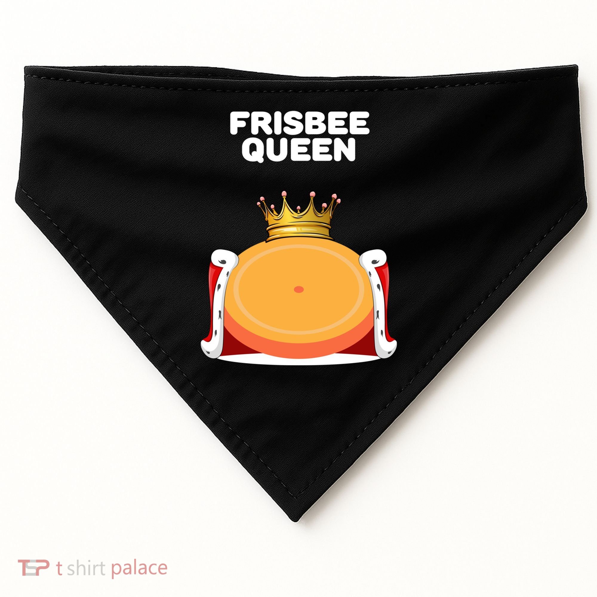 Frisbee Queen Frisbee Gift Frisbee Meaningful Gift USA-Made Doggie Bandana