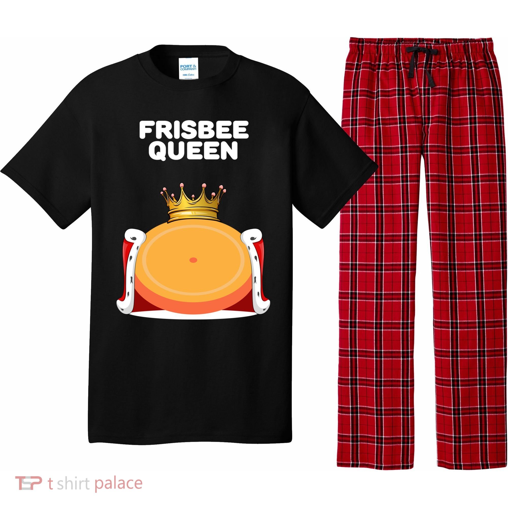 Frisbee Queen Frisbee Gift Frisbee Meaningful Gift Pajama Set