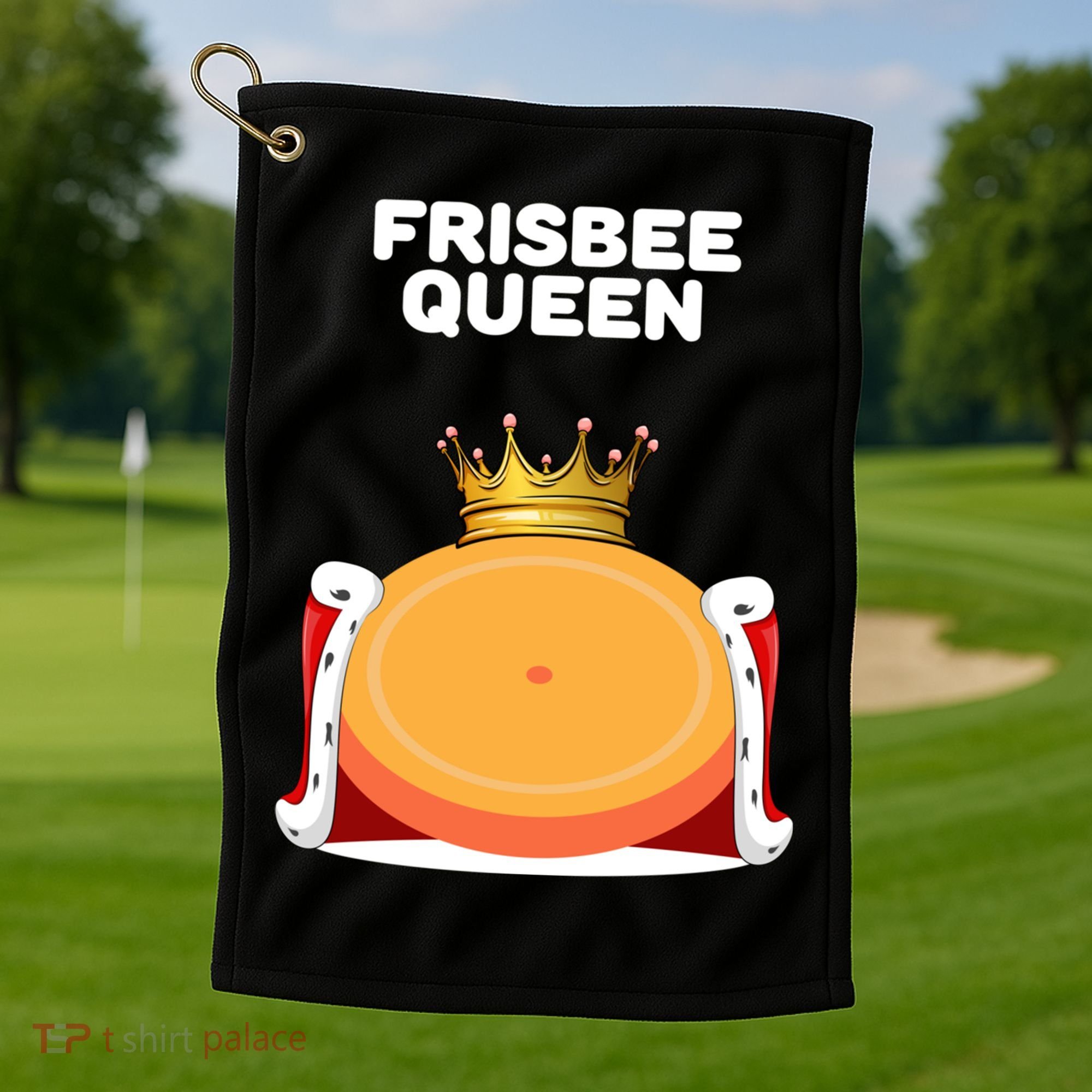 Frisbee Queen Frisbee Gift Frisbee Meaningful Gift Golf Towel