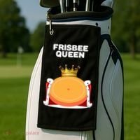 Frisbee Queen Frisbee Gift Frisbee Meaningful Gift Golf Towel thumb 2