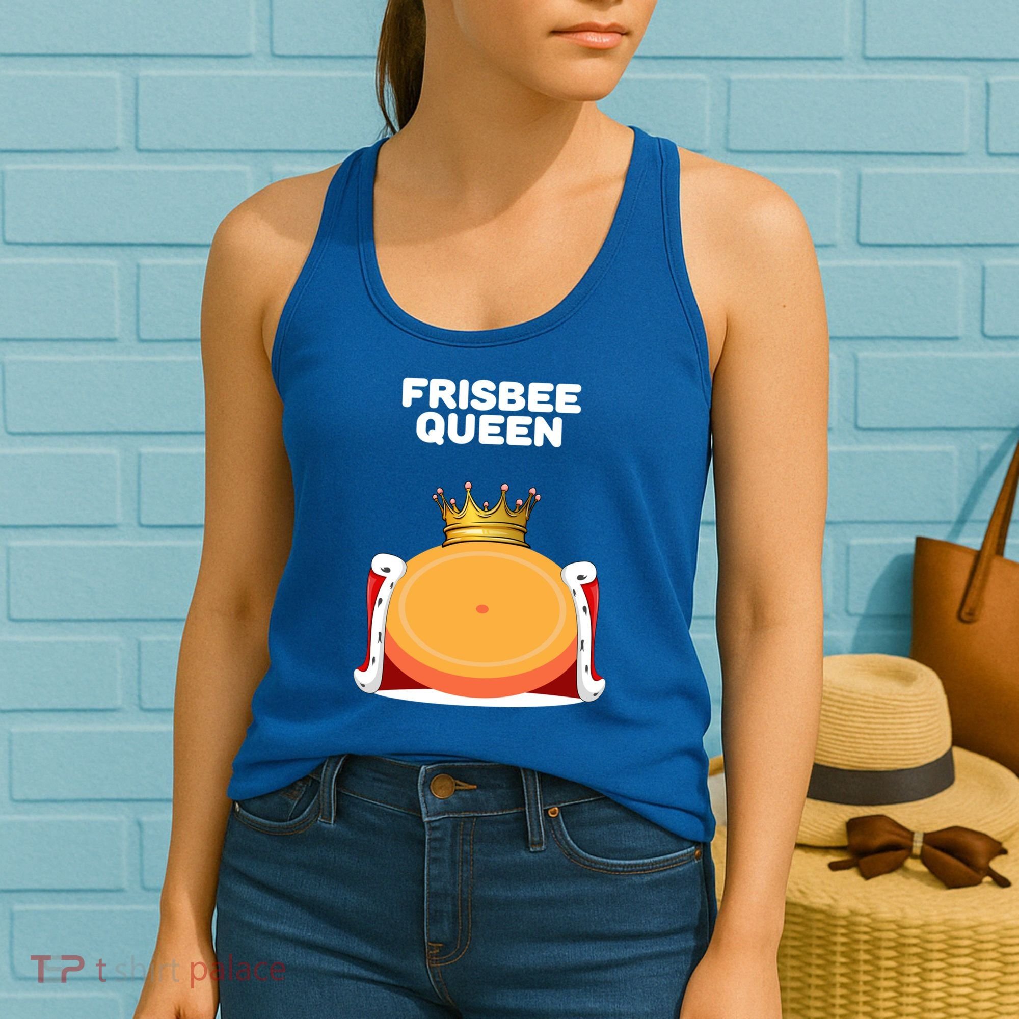 Frisbee Queen Frisbee Gift Frisbee Meaningful Gift Women's Tank Top