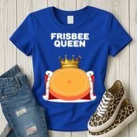 Frisbee Queen Frisbee Gift Frisbee Meaningful Gift Women's T-Shirt thumb 3