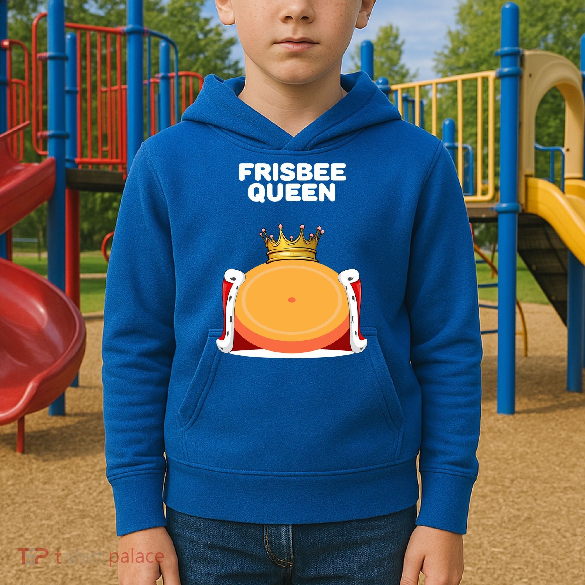 Frisbee Queen Frisbee Gift Frisbee Meaningful Gift Kids Hoodie