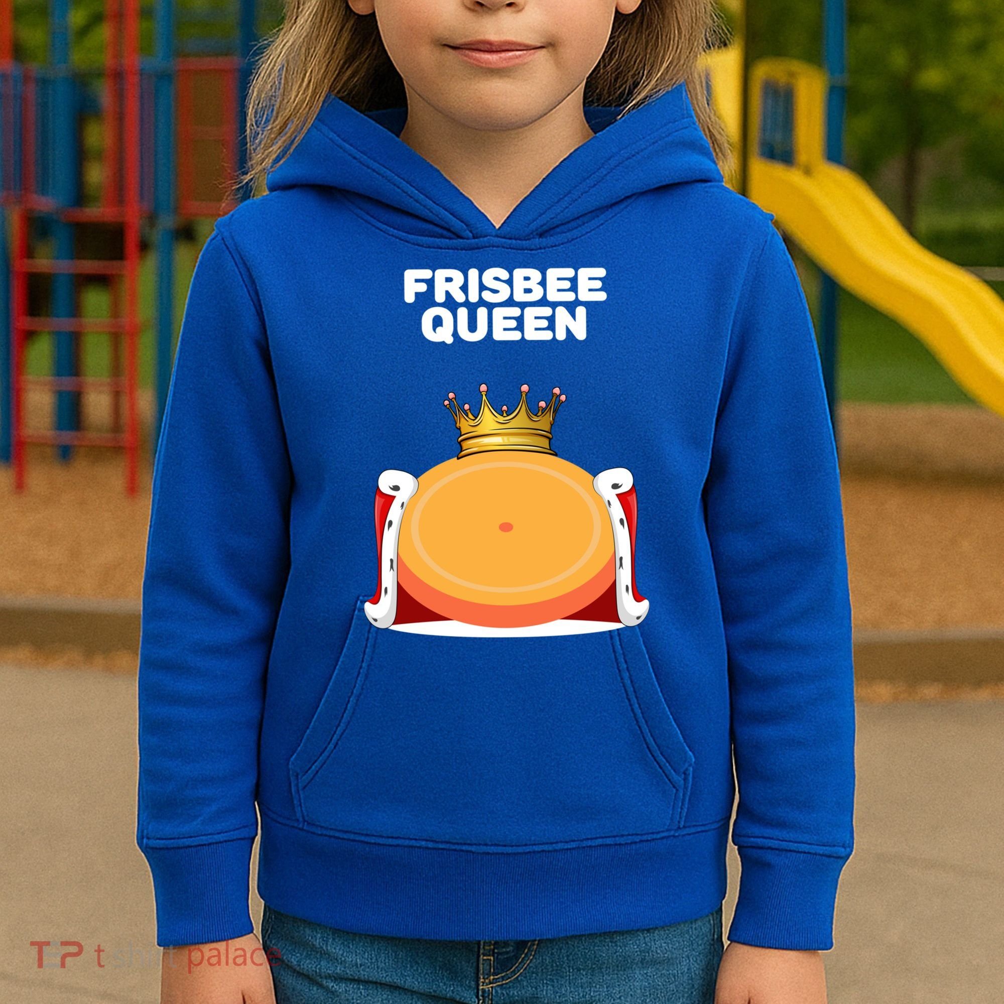 Frisbee Queen Frisbee Gift Frisbee Meaningful Gift Kids Hoodie