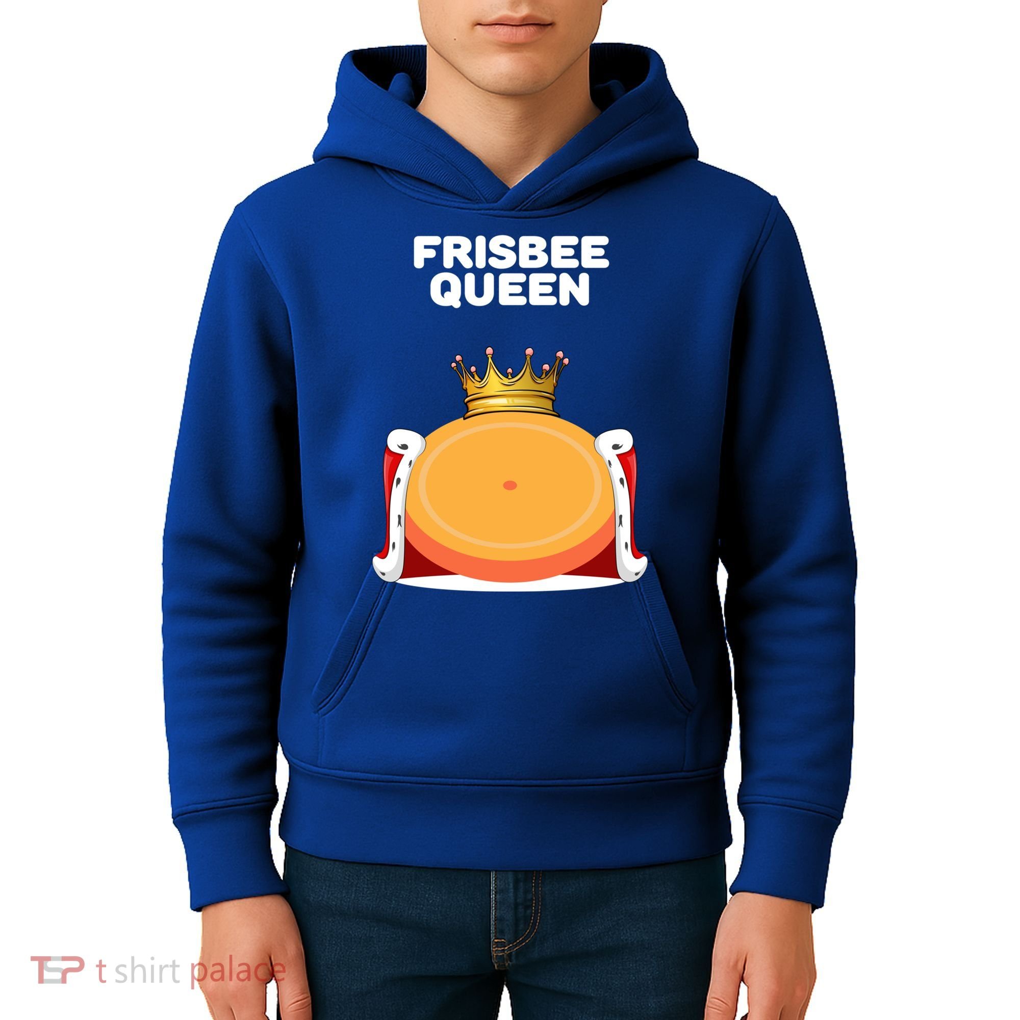 Frisbee Queen Frisbee Gift Frisbee Meaningful Gift Kids Hoodie