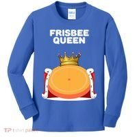 Frisbee Queen Frisbee Gift Frisbee Meaningful Gift Kids Long Sleeve Shirt thumb 0