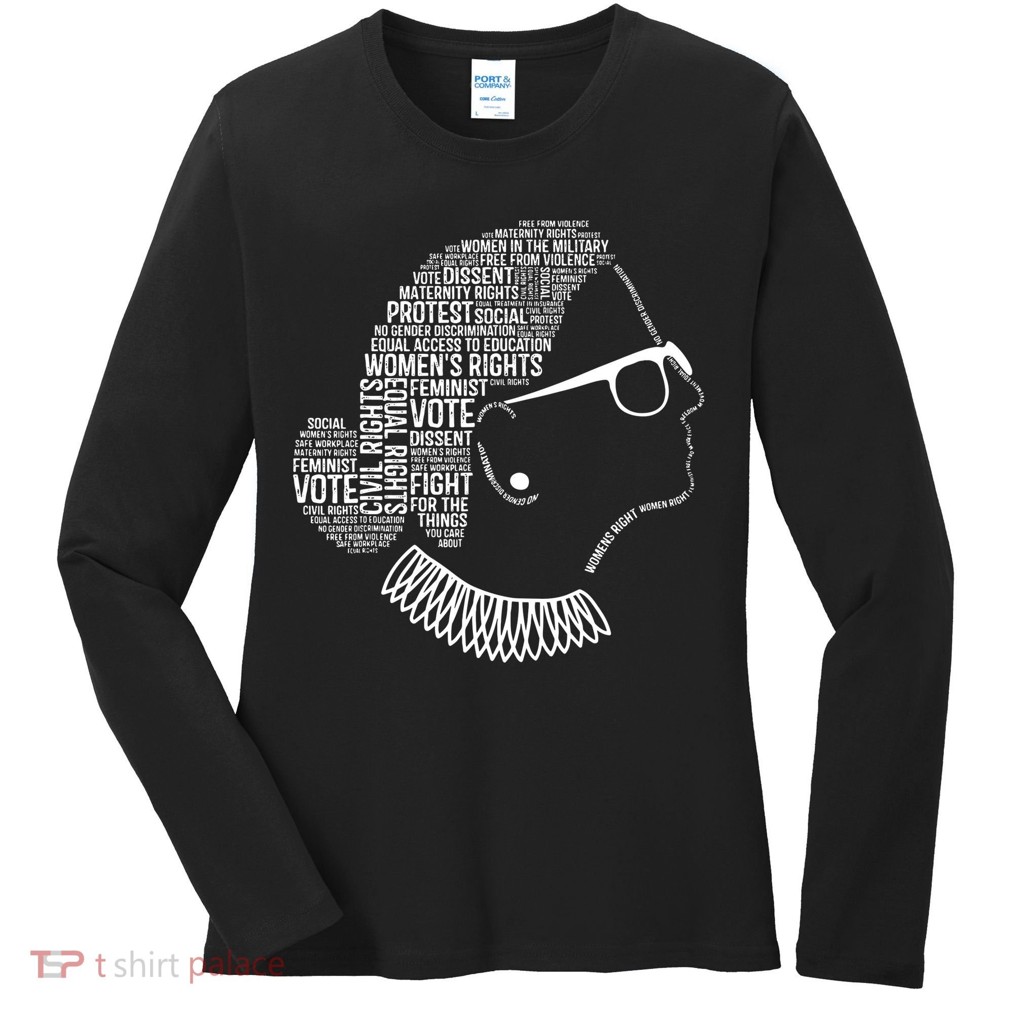 Feminism Quotes Feminist Gifts Women Rights Women's Long Sleeve Shirt