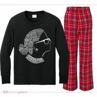 Feminism Quotes Feminist Gifts Women Rights Kids Long Sleeve Plaid Pajama Set thumb 0
