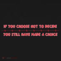 Freewill Quote If You Choose Not To Decide Rush Kids Sweatshirt thumb 2