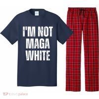 Funny Quotes I’M Not Maga White Pajama Set thumb 0