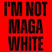Funny Quotes I’M Not Maga White Santa Hat thumb 1
