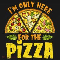 Funny quote I'm Only Here for the Pizza Foodie Women's Tank Top thumb 5