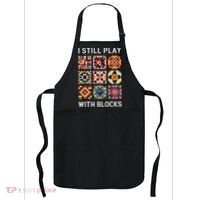 Funny Quilting I Still Play With Blocks Quilt Apron thumb 0