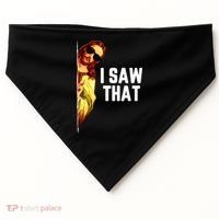 Funny Quote Jesus Meme I Saw That Christian God USA-Made Doggie Bandana thumb 0