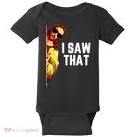 Funny Quote Jesus Meme I Saw That Christian God Baby Bodysuit thumb 0