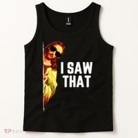 Funny Quote Jesus Meme I Saw That Christian God Tank Top thumb 2